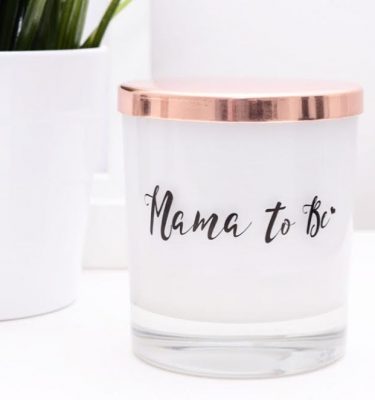 'Mama to Be' Pink Prosecco Soy Wax Candle
