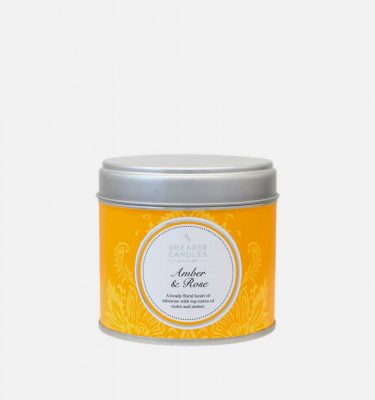 Amber and Rose Candle Tin