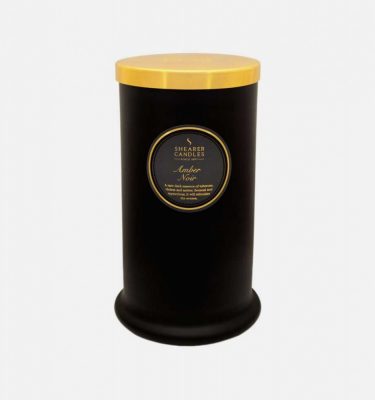 Shearer Amber Noir Tall Pillar Jar Candle
