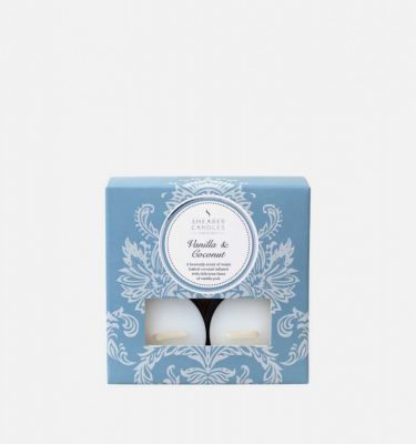 Shearer Vanilla and Coconut Tealights x 8