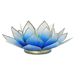 Light Blue Ombre Lotus Holder