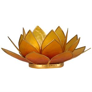 Orange and Yellow Ombre Lotus Holder