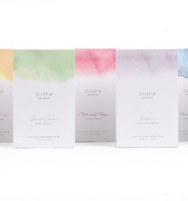 Luxury Mini Shifa Aroma Candle & Diffuser Set -  Moroccan Souk