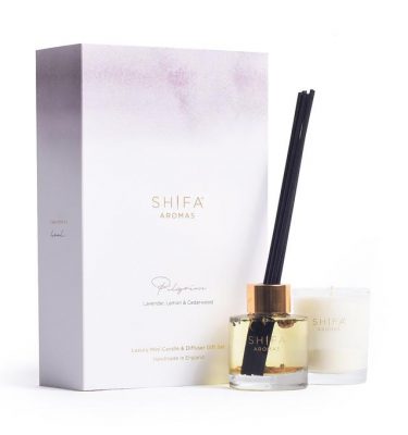 Luxury Mini Shifa Aroma Candle & Diffuser Set -  Pilgrim