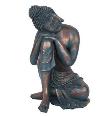Blue & Copper Resting Buddha