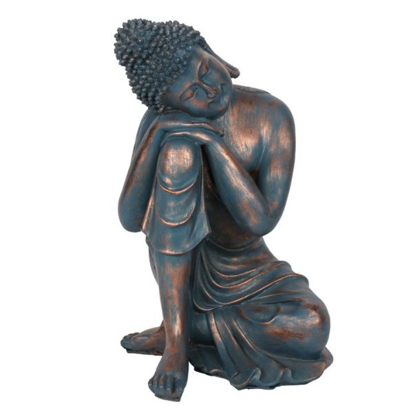 Blue & Copper Resting Buddha