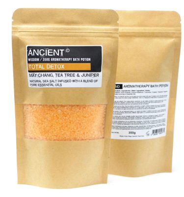 Aromatherapy Bath Potion in Kraft Bag 350g - Total Detox
