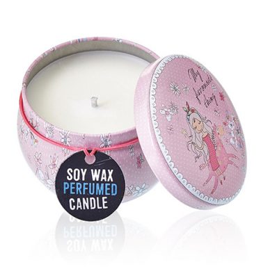 Art Tin Candle - Friendly Messages - Parma Violet