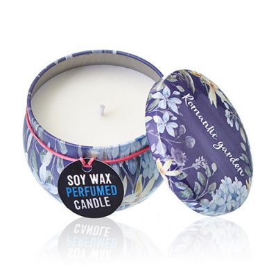 Art Tin Candle - Romantic Garden - Tea & Rose