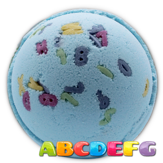 Funky Bath Bomns - Alphabet Bath Bomb - Pommegrante & Cassis