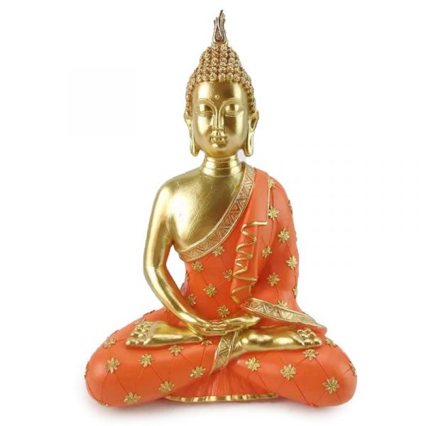 Gold & Orange Thai Buddha - Enlightenment