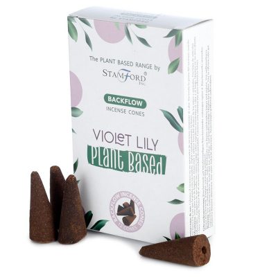 Plant Based Backflow Incense Cone - Violet Lilly